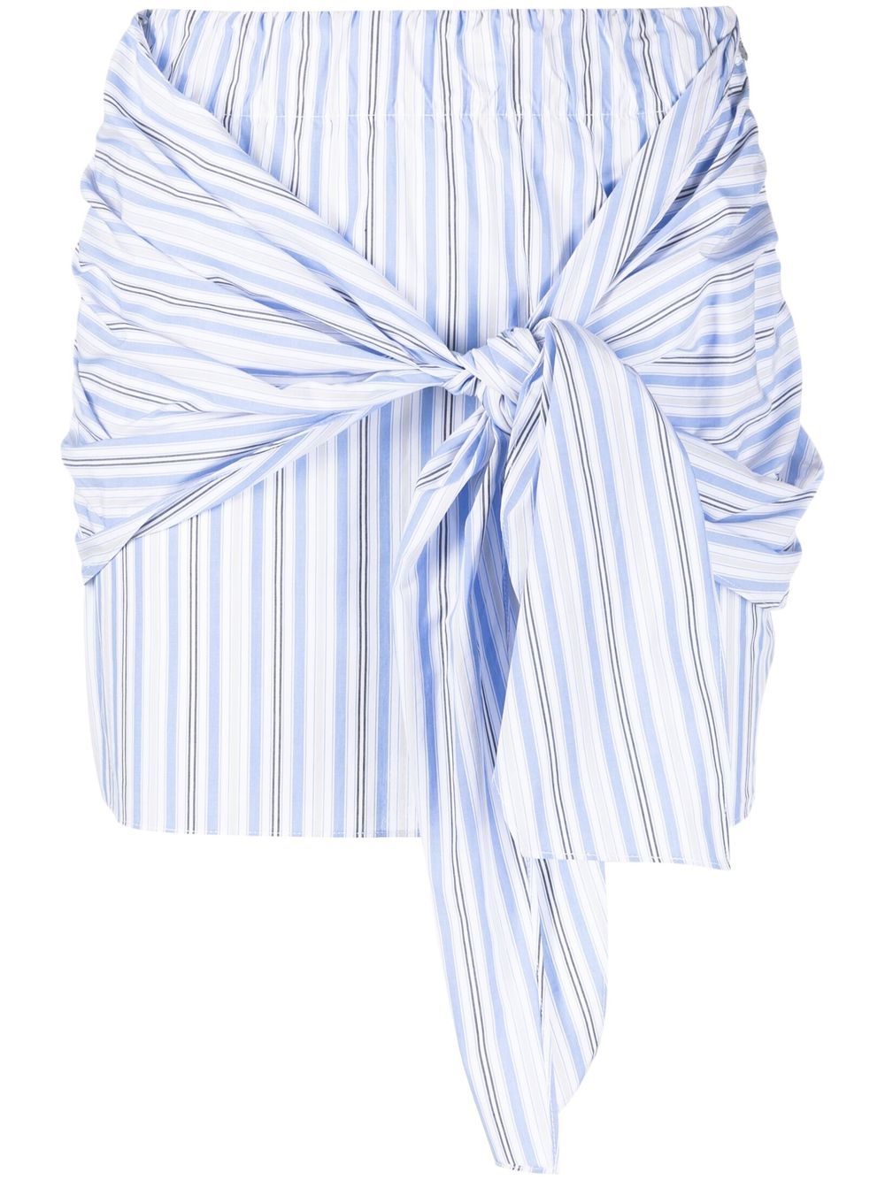 Wrap front skirt - White