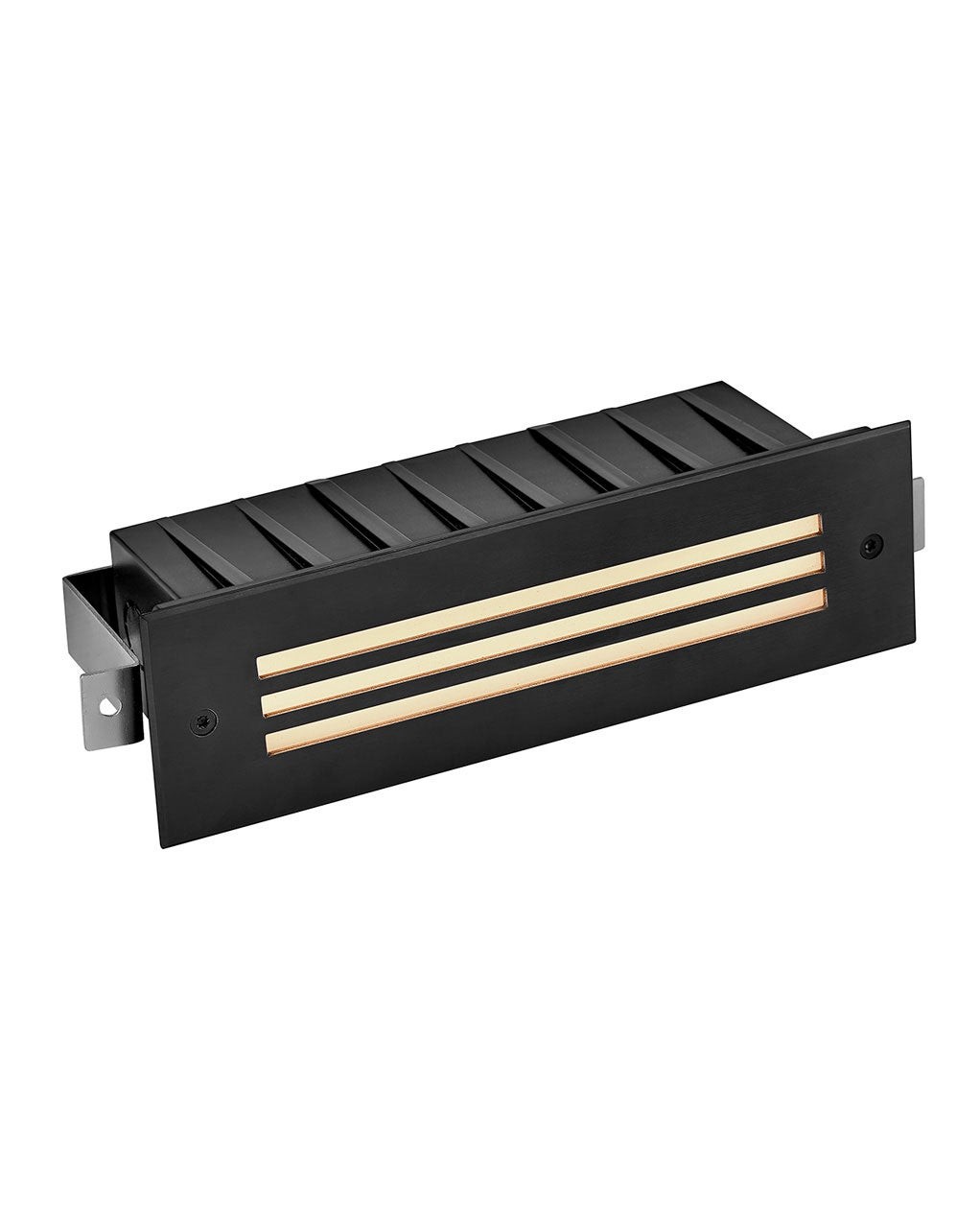 Stainless Steel Black LED Brick Light from the Sparta - Dash Collection