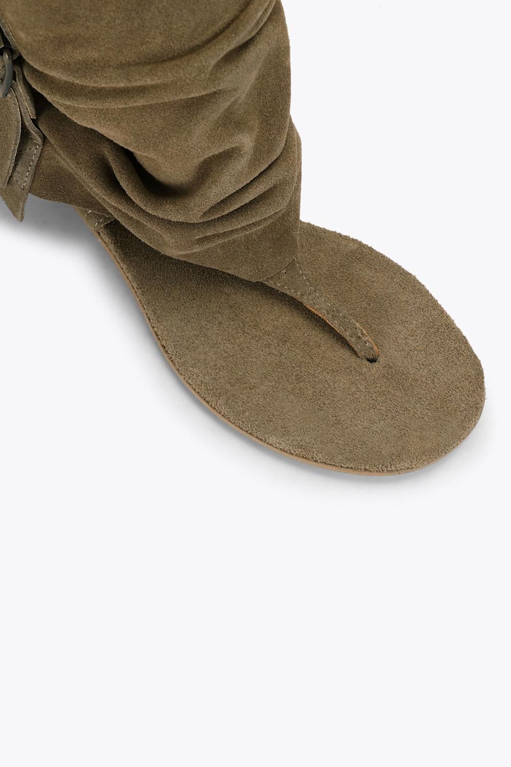 STEVE MADDEN Women's 'Dorado Taupe Suede' Suede Sanda