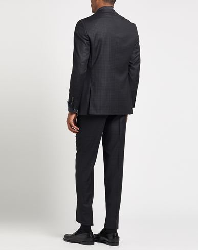 Scabal Man Suit Black Size 42 Super 130s Wool