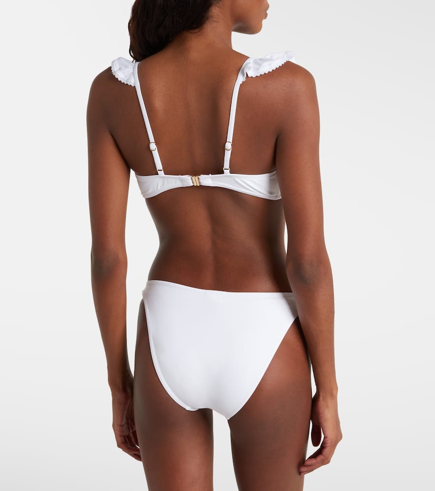 Pompano ruffled bikini top