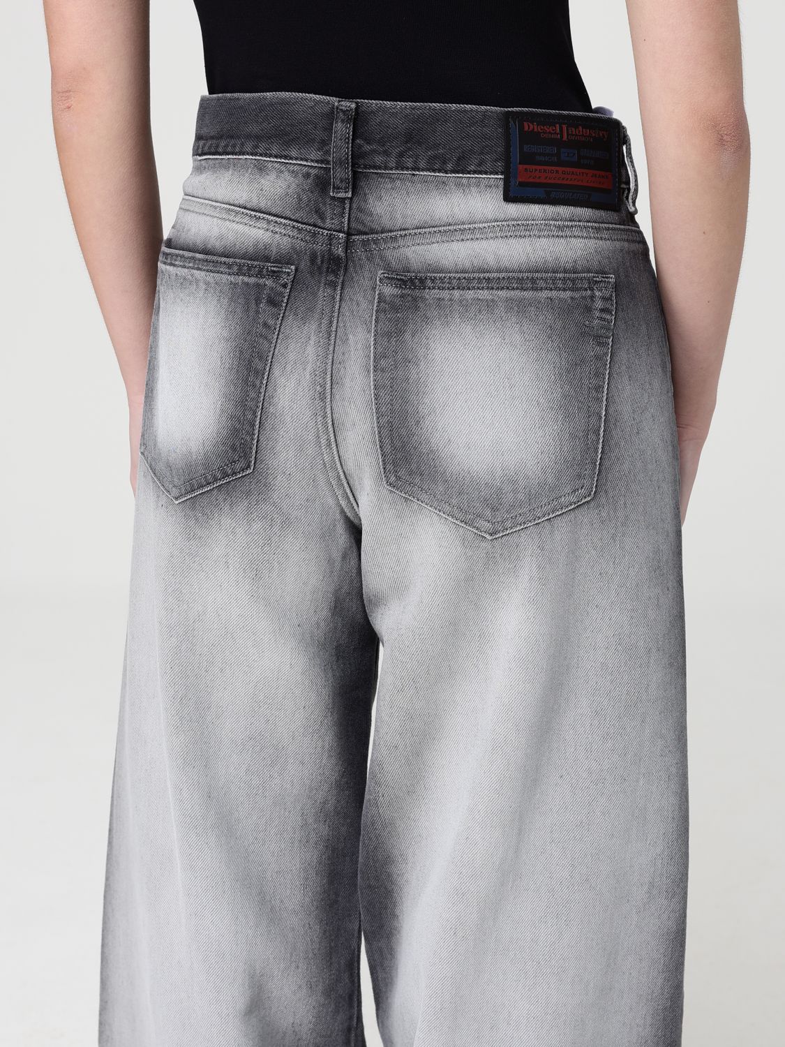 Jeans Woman color Black