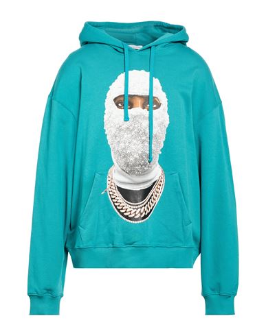 Man Sweatshirt Deep teal Size XL Cotton