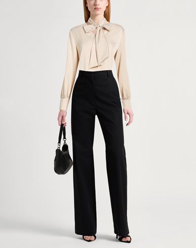 Woman Top Beige Size 10 Polyester