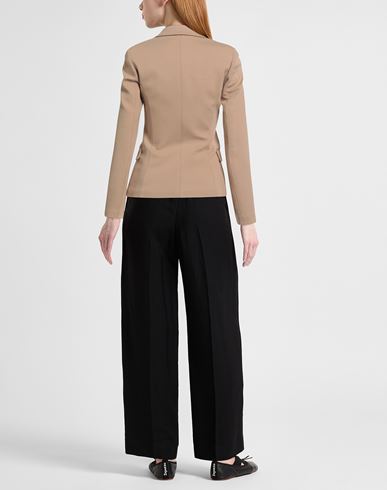 Woman Blazer Camel Size 2 Viscose, Polyamide, Elastane