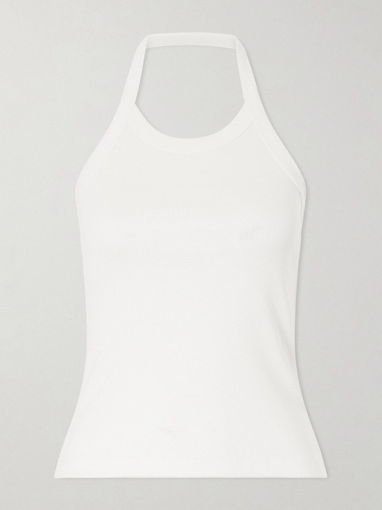 Angie Organic Cotton-jersey Halterneck Tank