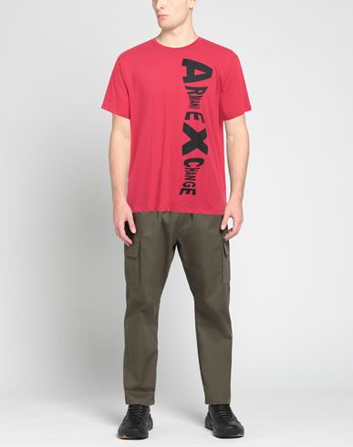 Man T-shirt Tomato red