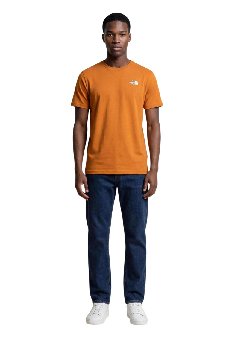 Orange Crew Neck T-Shirt