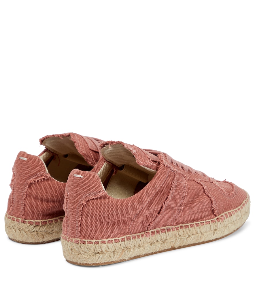 Replica canvas espadrille sneakers