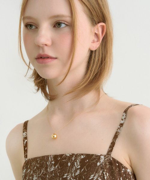 Solid Simple Ball Necklace