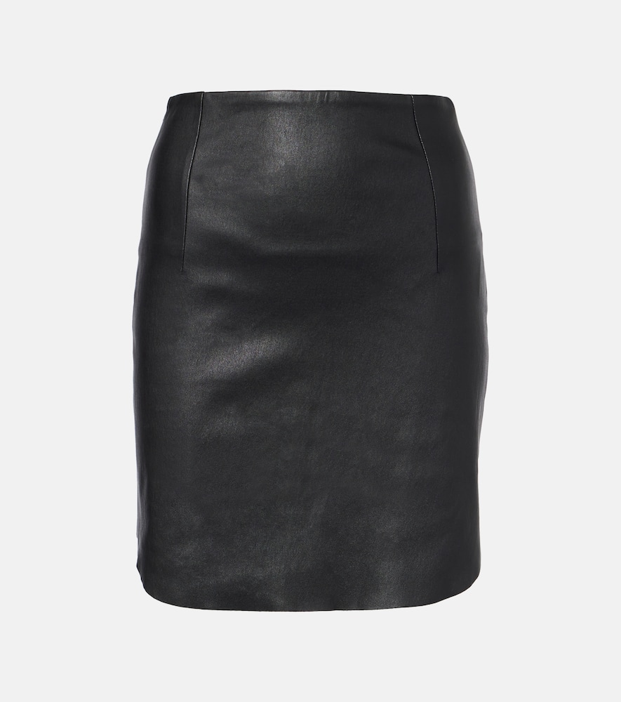 Lili leather miniskirt