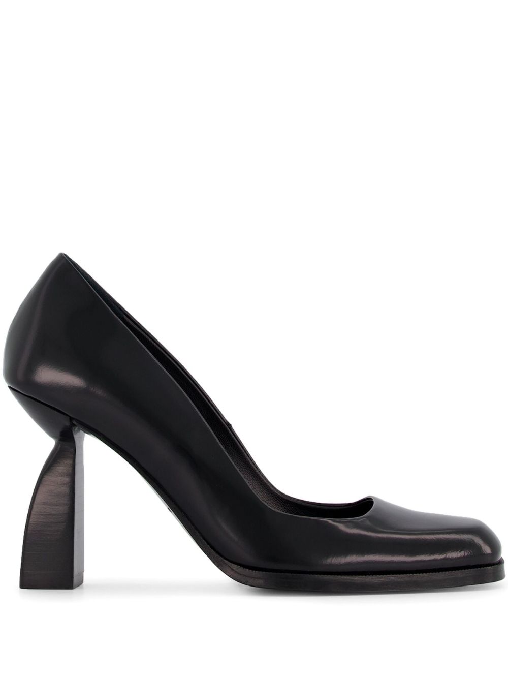 Angel N 90mm leather pumps - Black