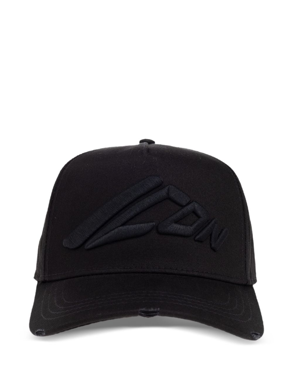 Logo-embroidered baseball cap - Black