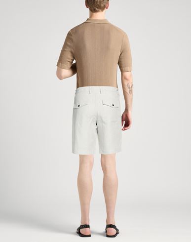 Platinum Man Shorts & Bermuda Shorts Light grey Size 31 Linen