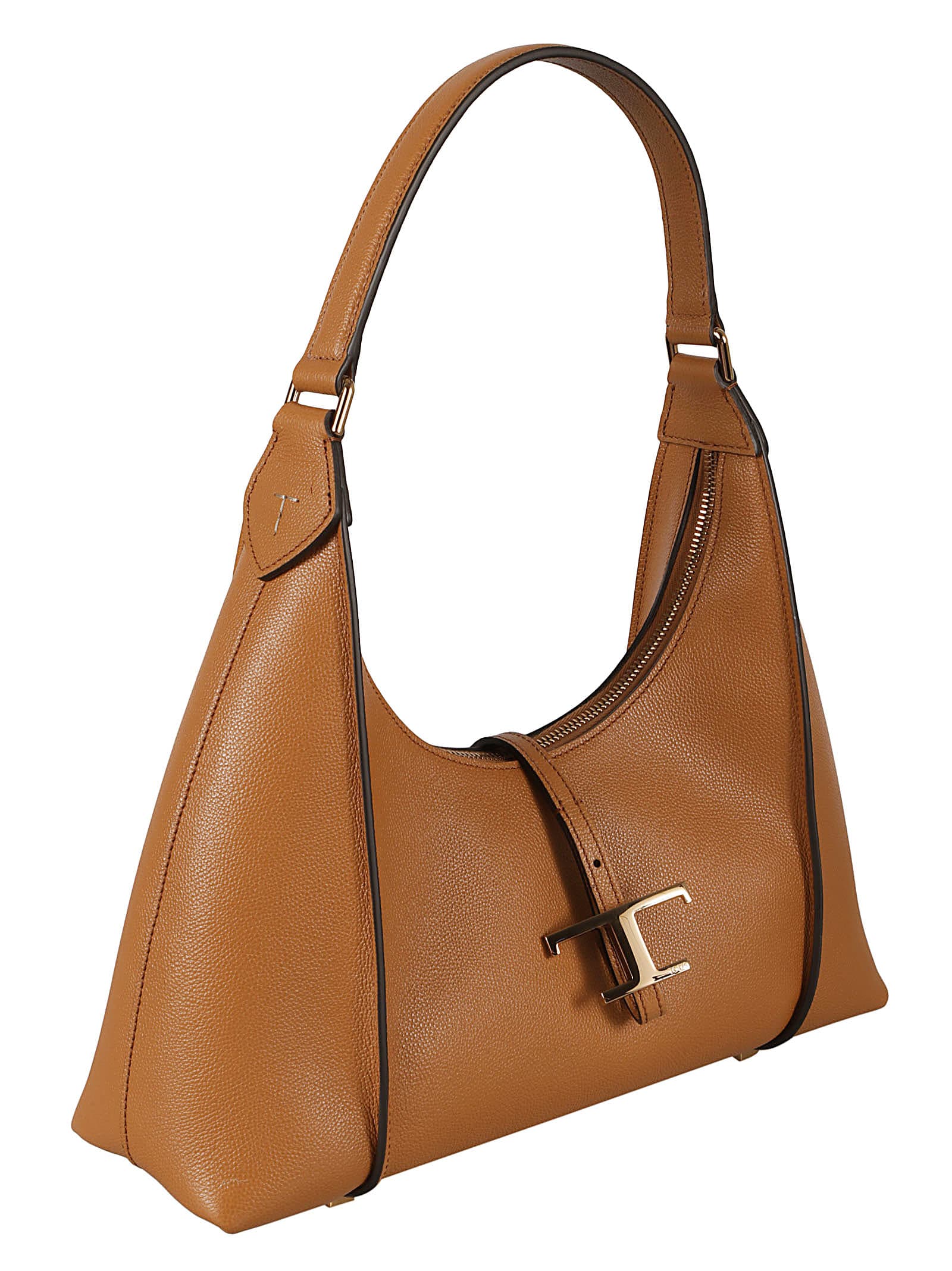 Hanging Logo Top Zip Tote