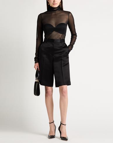 Party Edition Woman Top Black Size 4 Viscose, Polyamide, Metallic fiber, Elastane