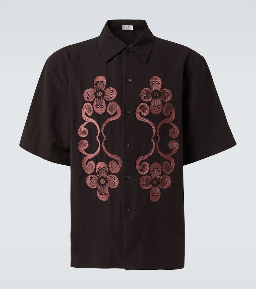 Reflection embroidered shirt