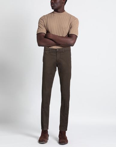 Man Pants Brown Size 30 Cotton, Elastane