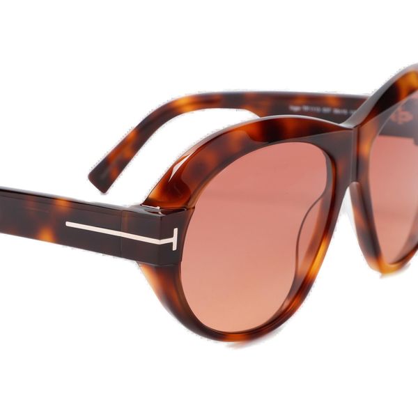 Tom Ford Eyewear Inger Round Frame Sunglasses