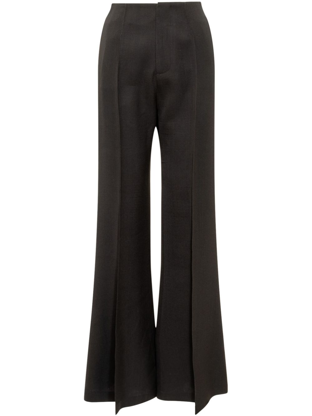 High-waisted trousers - Black