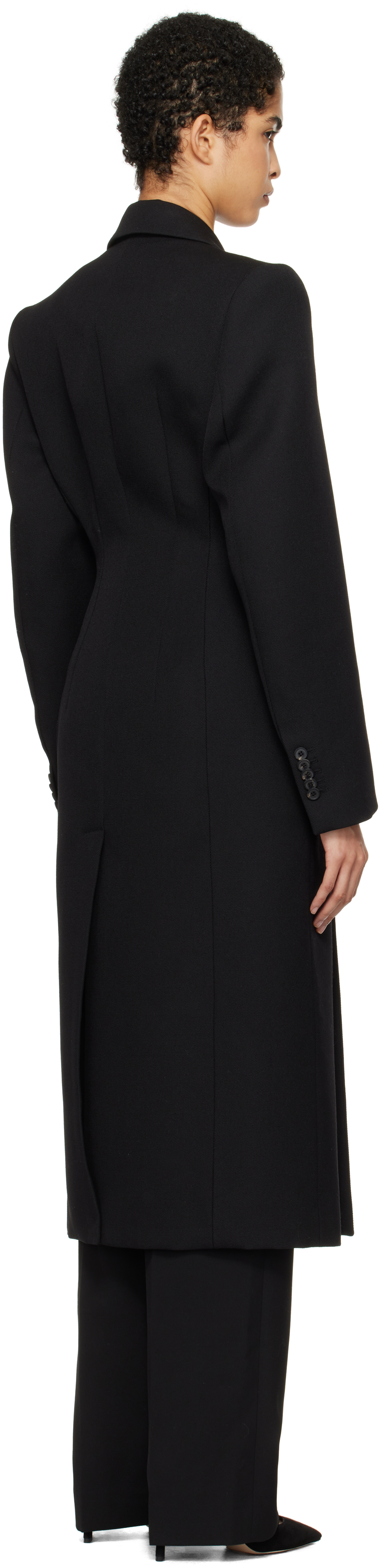 WARDROBE. NYC Black Double Breasted Coat