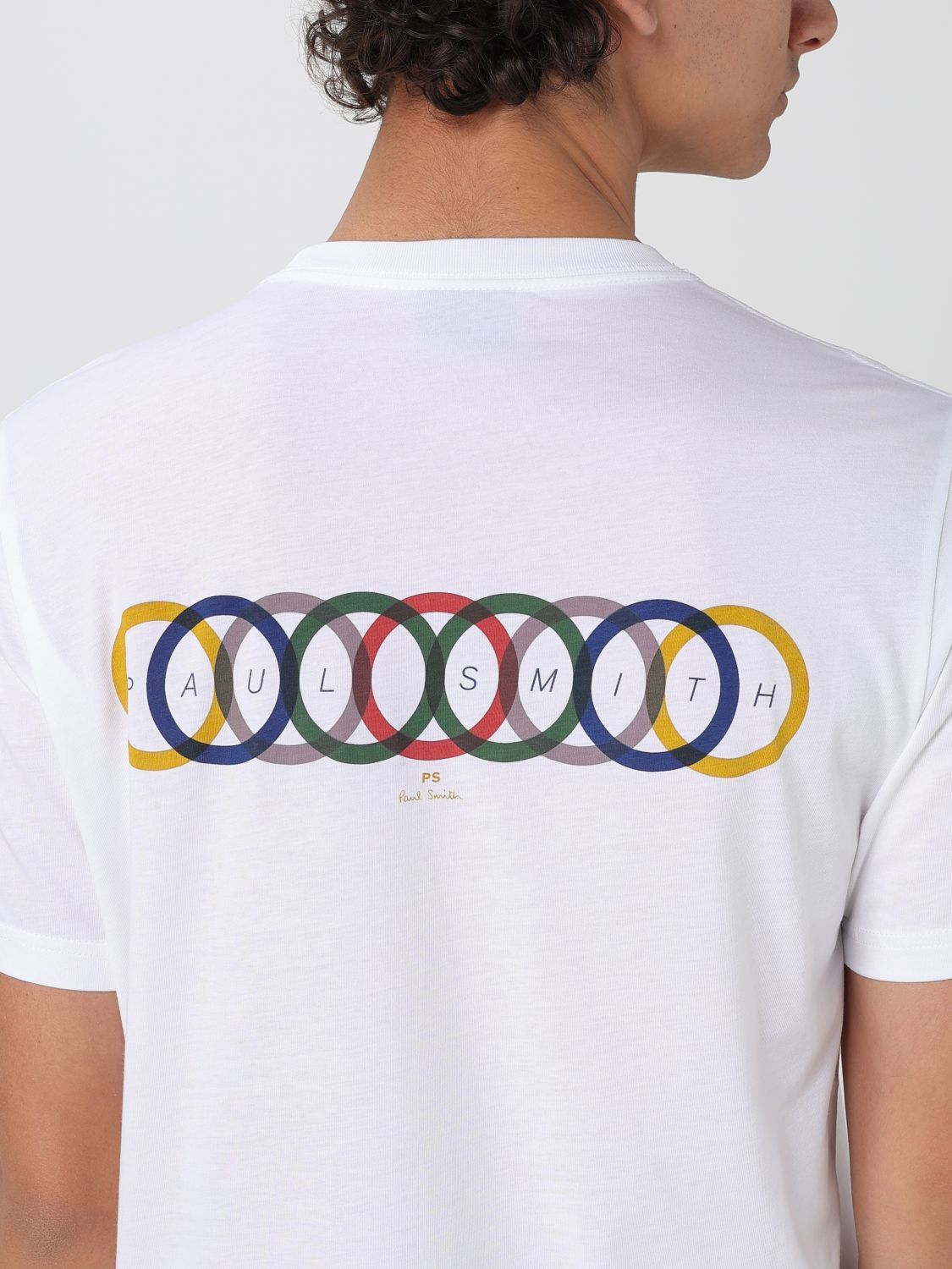 Circle-print T-shirt - White
