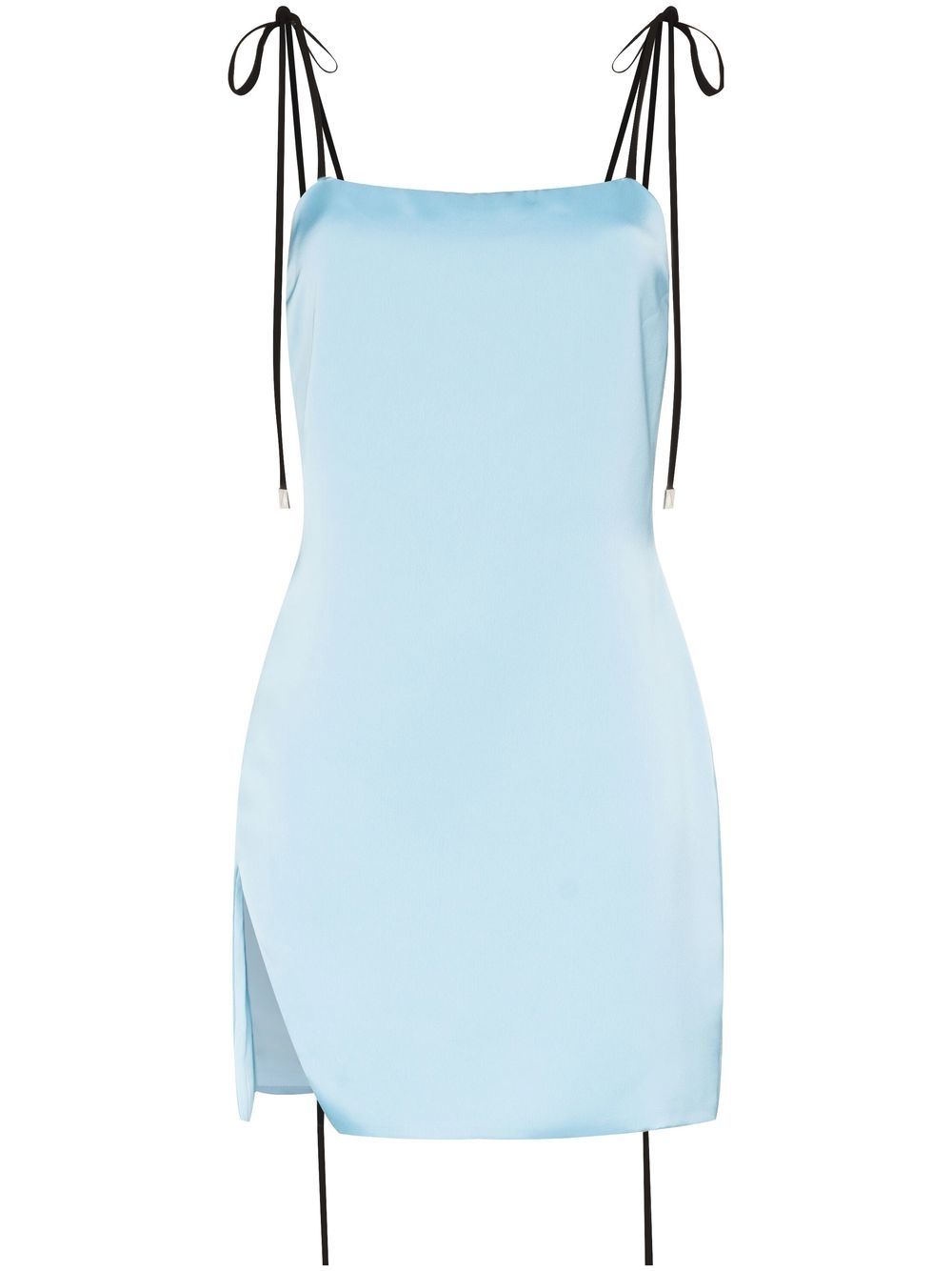 Strap-detail minidress - Blue
