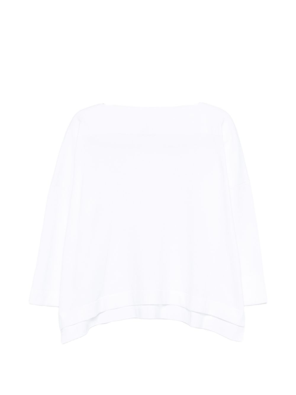 Cotton boat-neck sweater