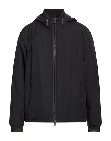 Man Jacket Black Size 50 Polyester