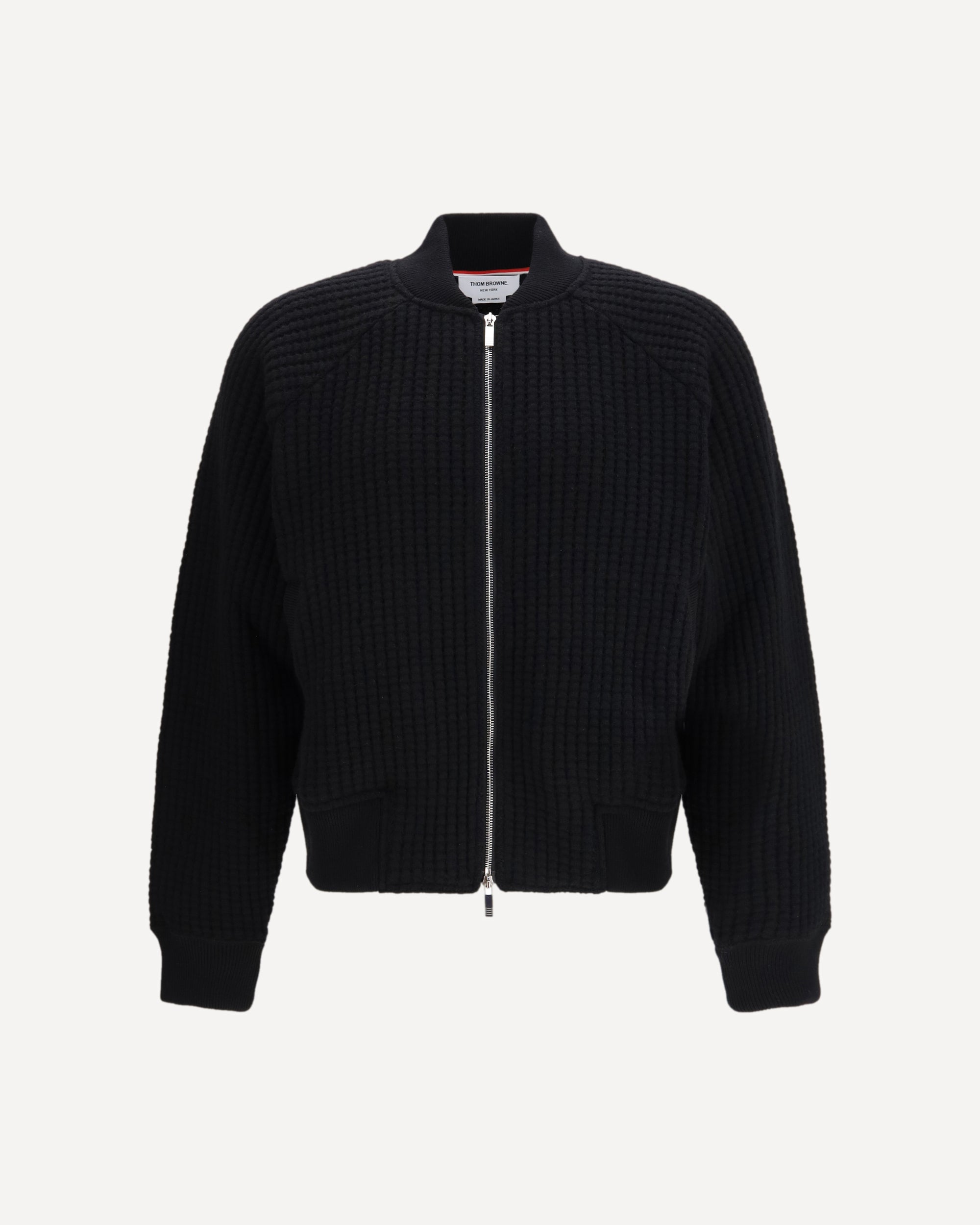 Knit Bomber Jacket Male 4