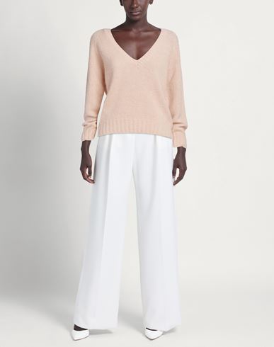 Woman Sweater Blush Size L Alpaca wool, Polyamide, Wool