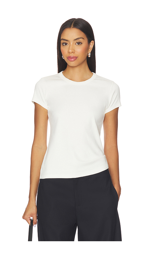 EAVES Lene Baby Tee in White. XL also in L, M, S