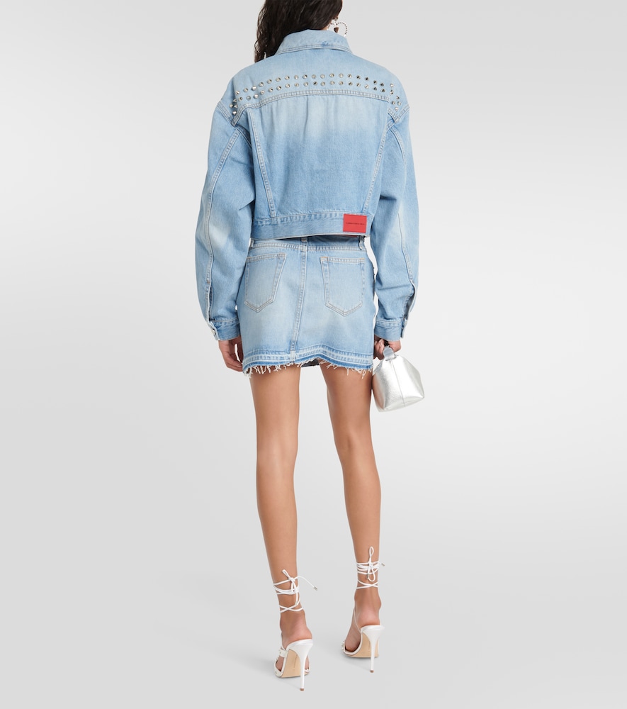 Embellished denim jacket