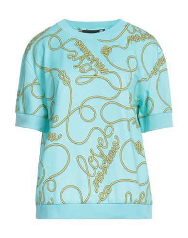 Woman Sweatshirt Turquoise