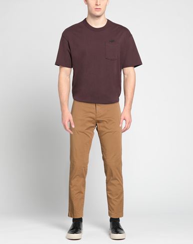 Man Pants Camel Size 30 Cotton, Elastane