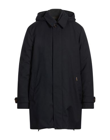 Man Coat Midnight blue Size 44 Polyamide, Polyurethane