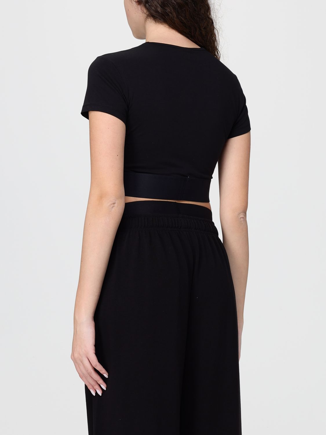 Logo-print cotton T-shirt - Black