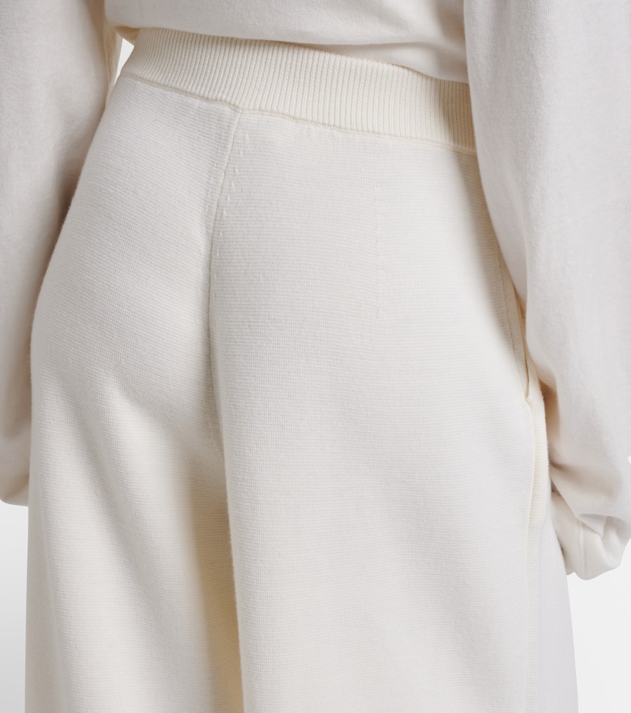 Bora virgin wool wide-leg pants