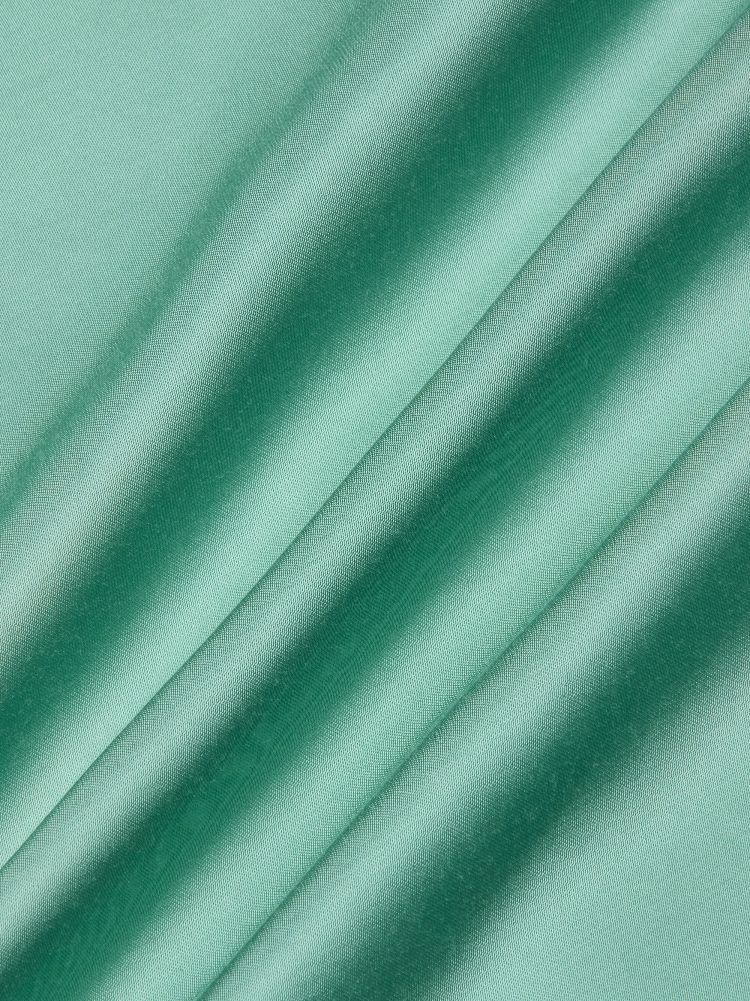 Akiya Satin Tank Top Dress In Malachite Green