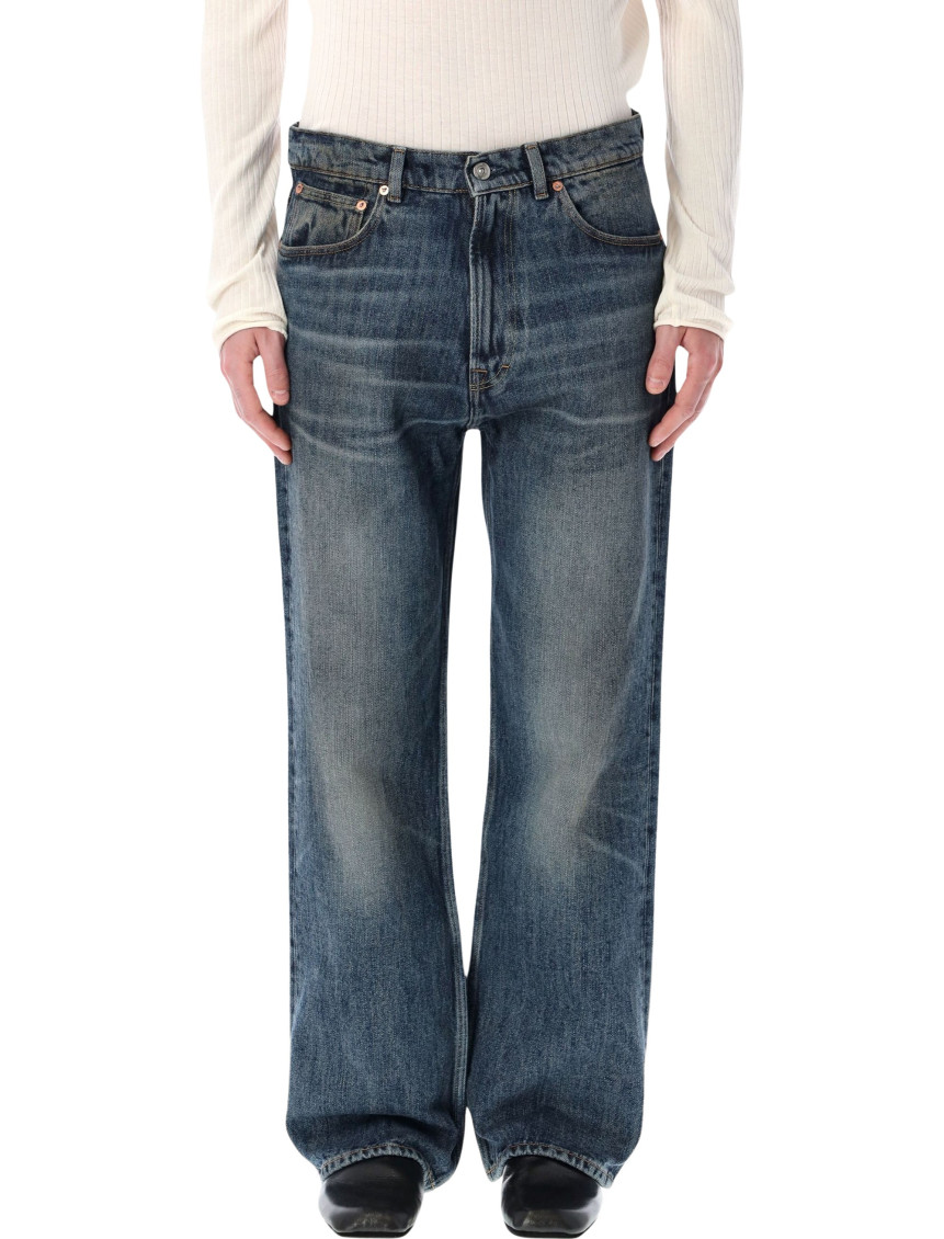 Third Cut Wide Straight Jeans