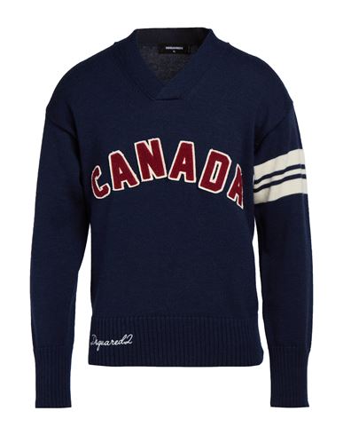 Man Sweater Navy Size M Wool