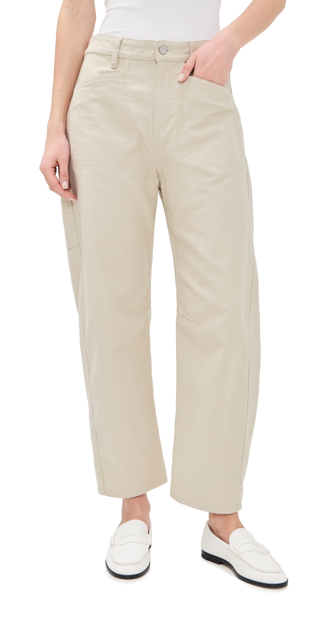 Stevie Utility Tapered Pants Tan