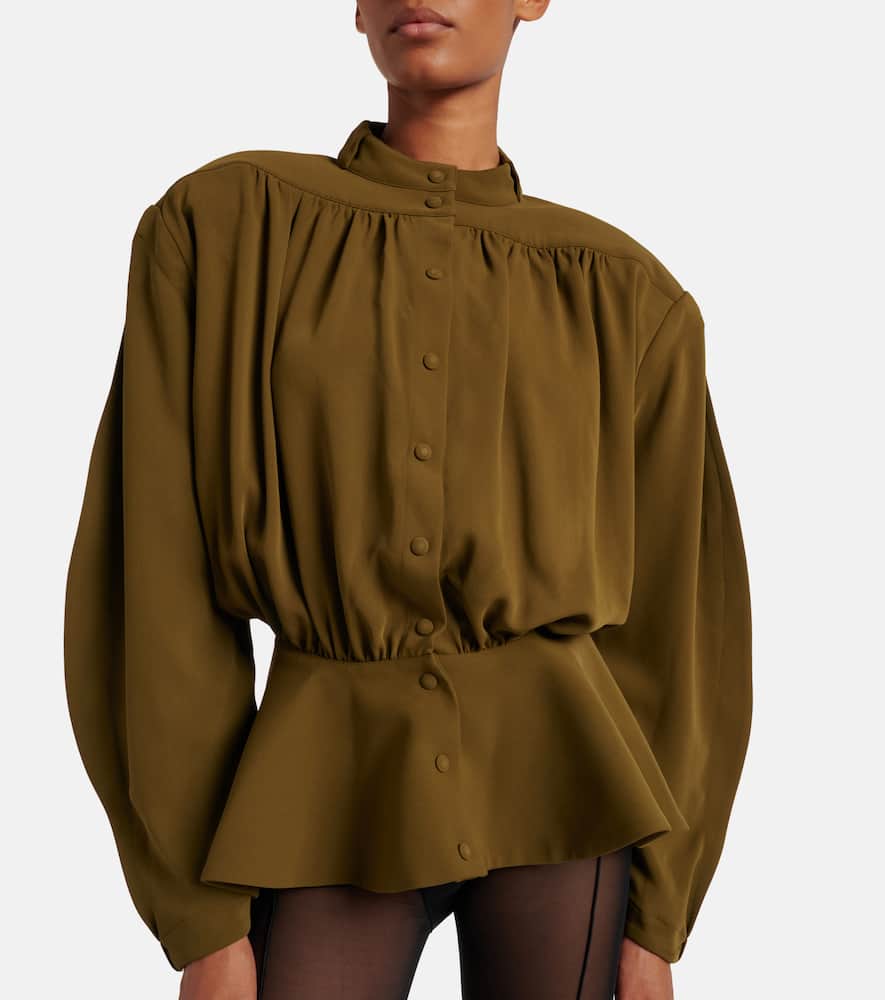 Re/edit Hiver Russe crêpe twill blouse