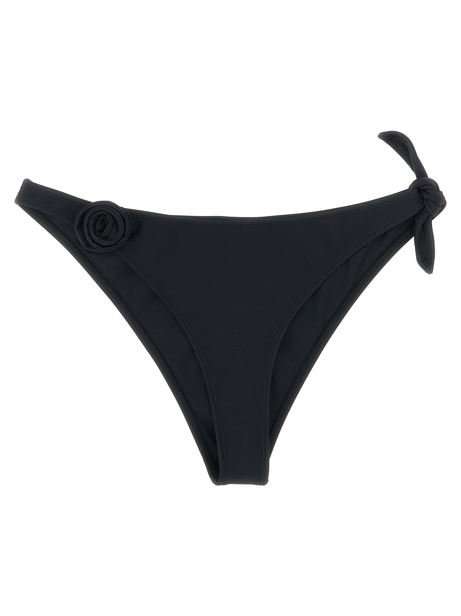 Flower Bikini Bottoms — Black