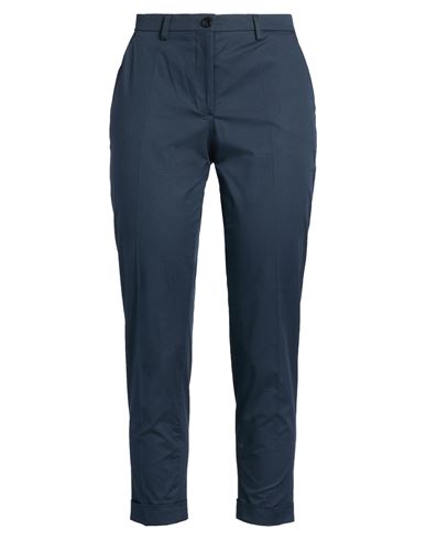 Woman Pants Midnight blue Size 2 Cotton, Elastane