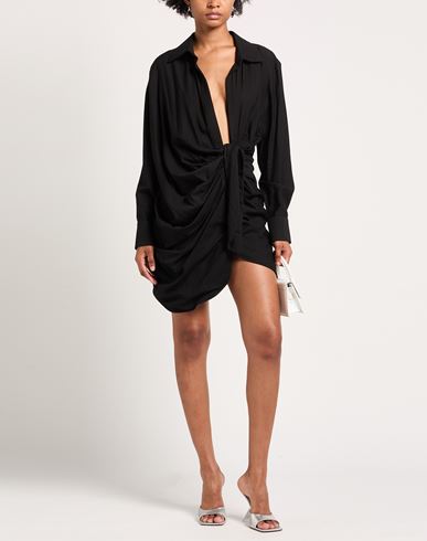 Le Splash Woman Mini dress Black Size 4 Viscose, Polyamide