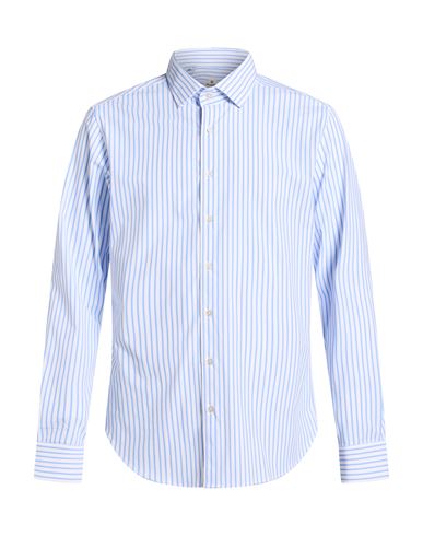 Man Shirt Azure Size 17 ¾ Polyamide, Elastane