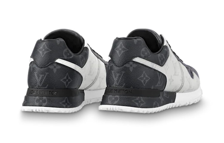Run Away Sneakers 'White Monogram Ice and Dark Gray Monogram'