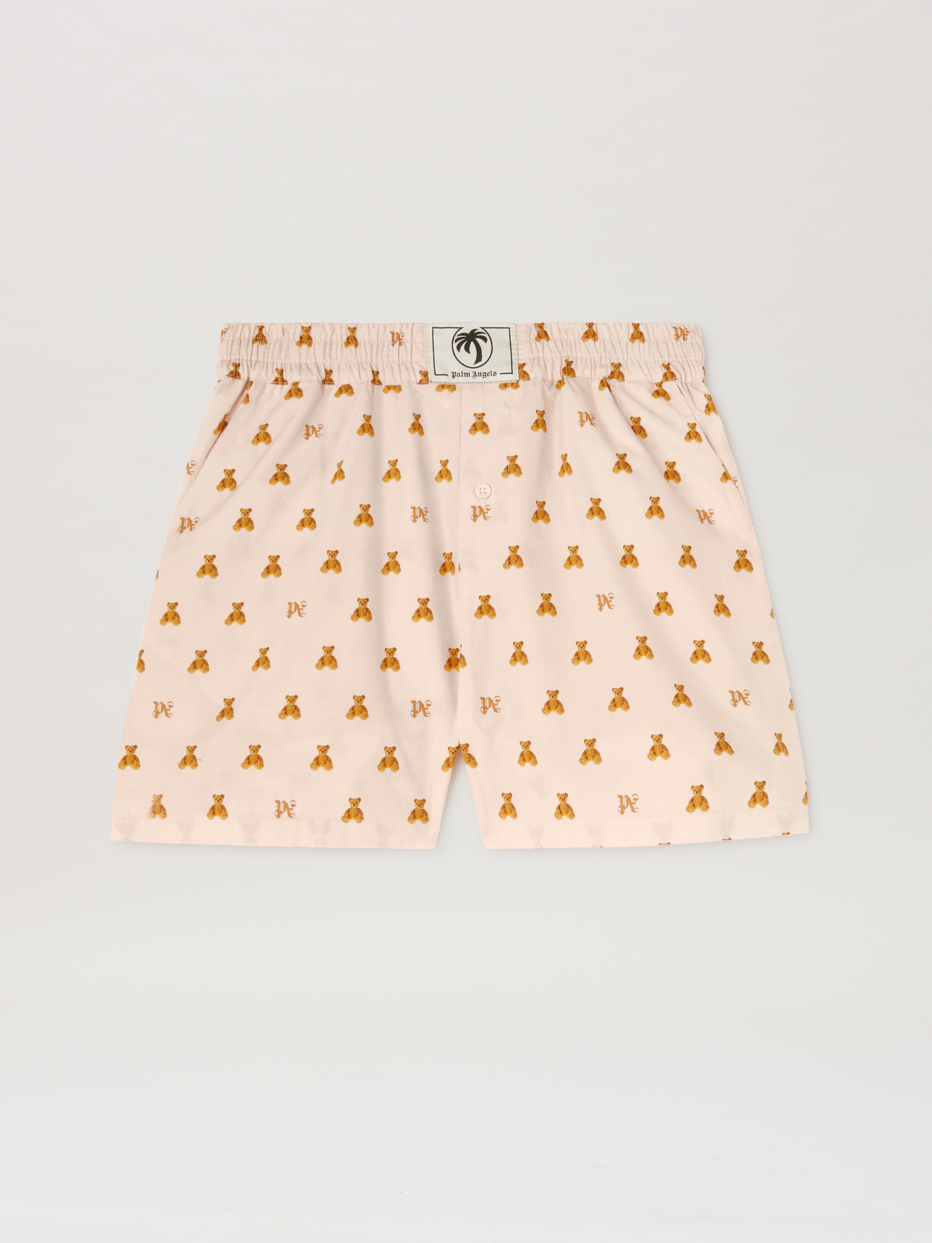 Mini Bear Monogram Shorts Soft Pink - Br Woman  Soft Pink