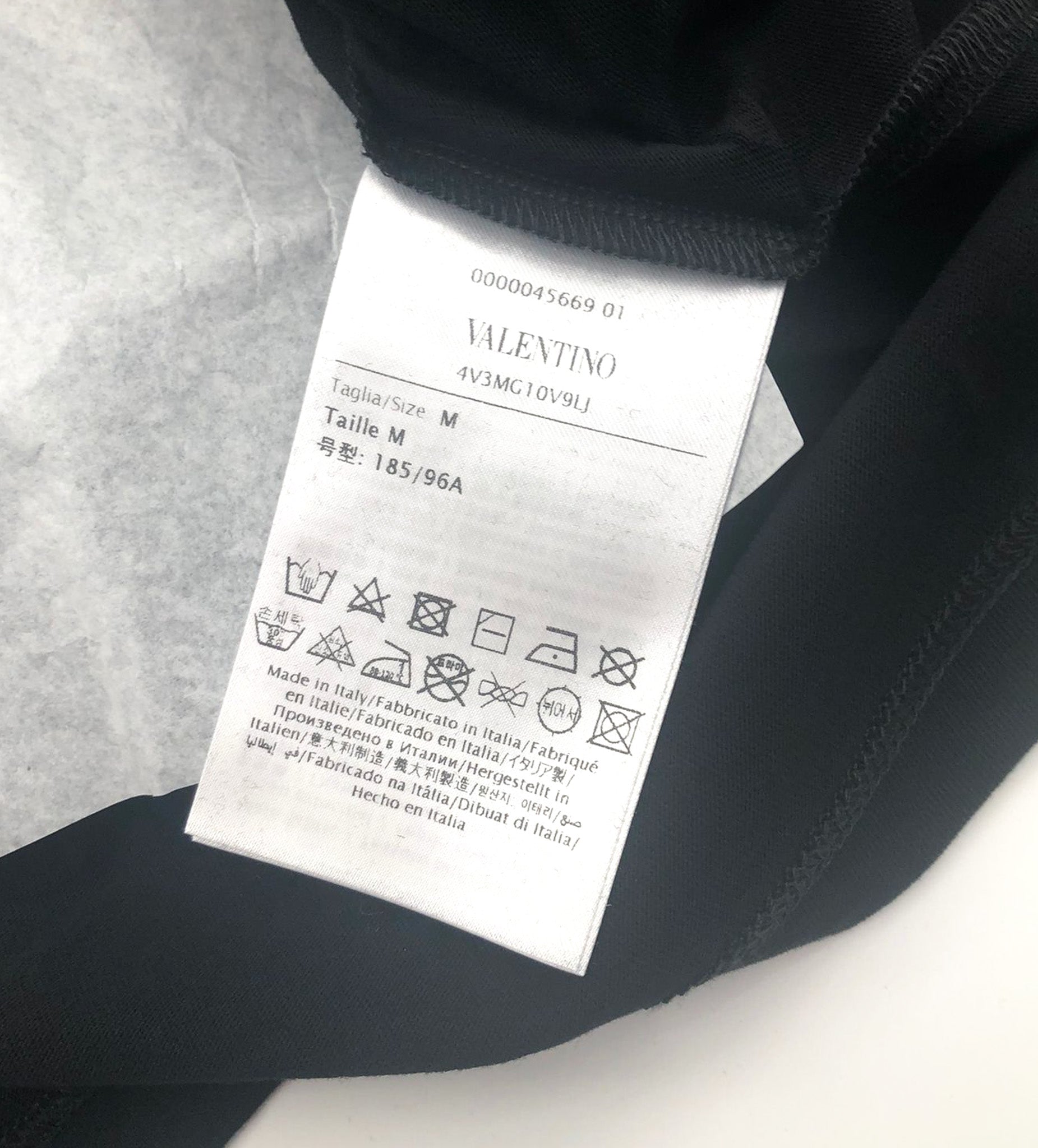 Vlogo Signature Patch T-Shirt — Black
